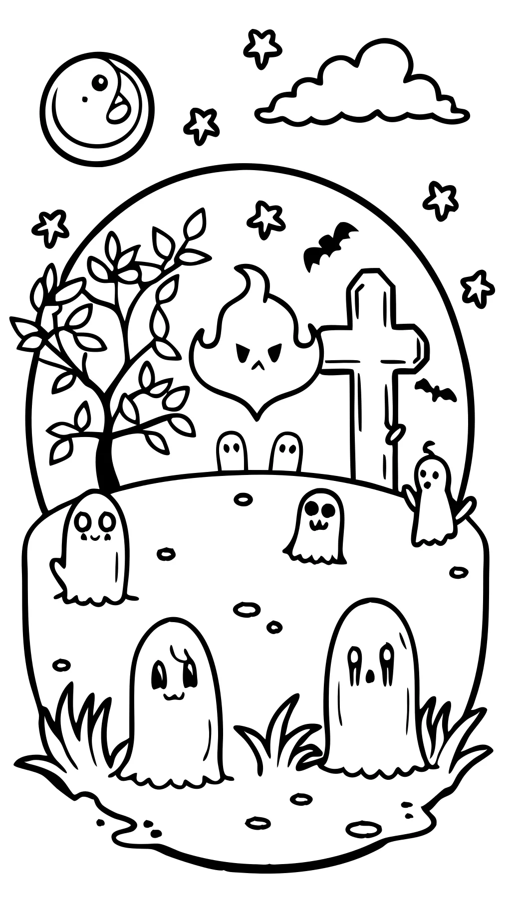 ghosts coloring pages